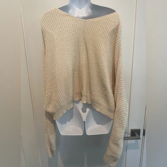Double Zero- Drop Shoulder Sweater- Medium - Picture 5 of 6